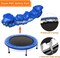 COOLBABY 40 Inch Mini Exercise Trampoline for Adults or Kids - Indoor Fitness Rebounder Trampoline-Blue