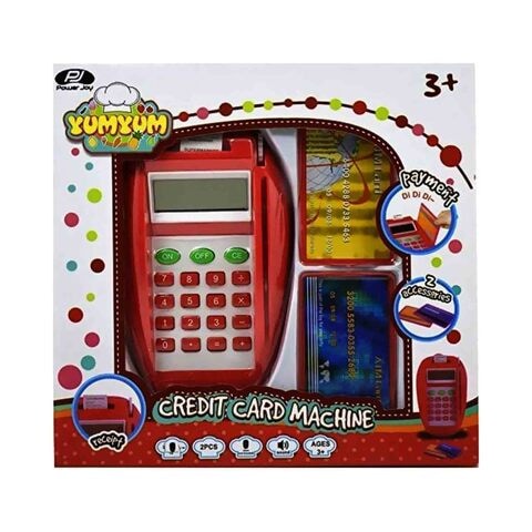 Power Joy Yumyum Credit Card Machine Playset Multicolour Pack of 3