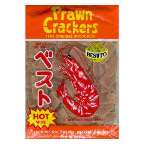Besuto Prawn Crackers Hot Spice 100g