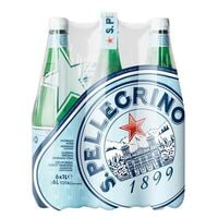 San Pellegrino Sparkling Natural Mineral Water 1L Pack of 6