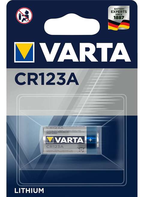 بطاريات Varta Lithium CR 123A [حزمة من 4]