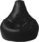 Luxe Decora Faux Leather Tear Drop Recliner Bean Bag With Filling (XL, Black)