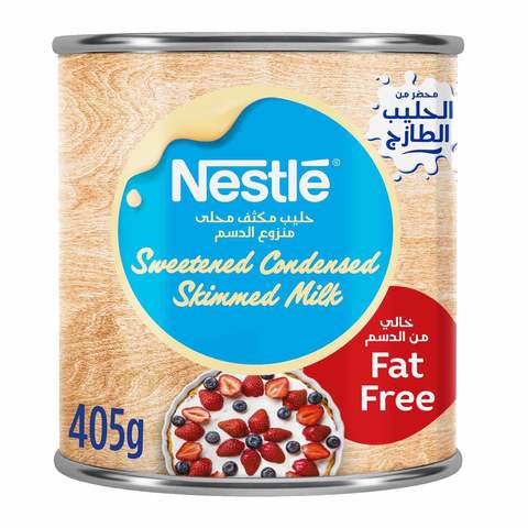 Buy Sweetened Condensed Milk Fat Free 405g in Saudi Arabia