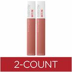 Buy Maybelline SuperStay Matte Ink Un-nude Liquid Lipstick, Seductress, Pack of 2 in UAE