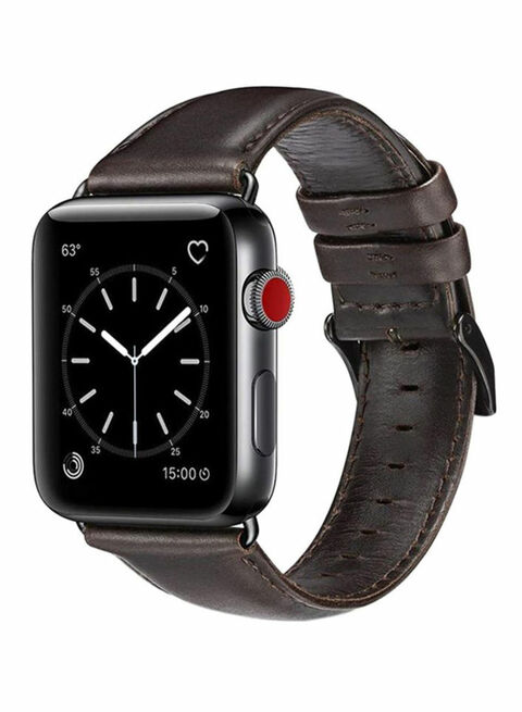 Buy LNKOO Replacement Band For Apple Watch Series 3/2/1 Brown Online - Shop  Smartphones, Tablets \u0026 Wearables on Carrefour UAE