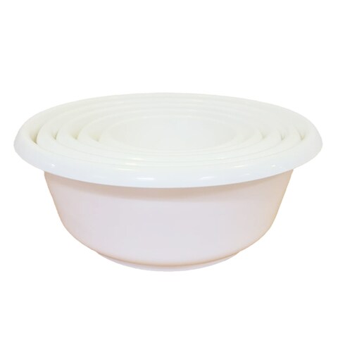 Gab Plastic Round Basin, Clear - Available in several sizes