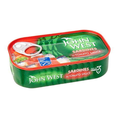 John West Sardines In Tomato Sauce 120g