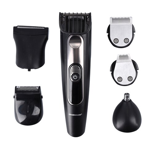 Olsenmark Professional Grooming Set 12 In 1 Cord Cordless Operation 60 Minutes Working Shaver Body Groomer Clipper T Blade Beard Trimmer