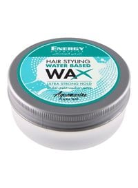 ENERGY COSMETICS Water-Based Hair Styling Wax With Ultra Strong Hold (Aquamarine) Off-White 100ml