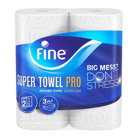 Fine Super Kitchen Paper Towels - 2 Rolls