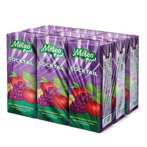 اشتري ميلكو عصير بنكهة الكوكتيل 250 ملل حزمة من 9 في الامارات