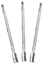 Utopia Care Cuticle Pusher and Spoon Nail Cleaner - Professional Grade  Stainless Steel Cuticle Remover and Cutter - Durable Manicure and Pedicure  Tool