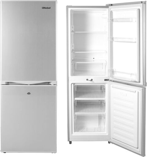 Nobel 235L Net Capacity Bottom Mount Defrost Refrigerator, Silver, NBF325
