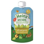 اشتري Heinz Natural Soft Pear Puree Pouch 90g في الامارات