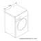 Siemens iQ300 Front Loading Washer 9kg With Dryer 6kg White WN44A2X0GC