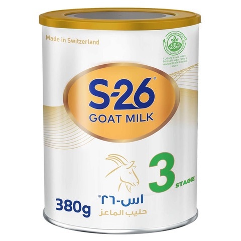 Wyeth Nutrition S-26 Stage 3 Goat Milk Baby Formula 380g