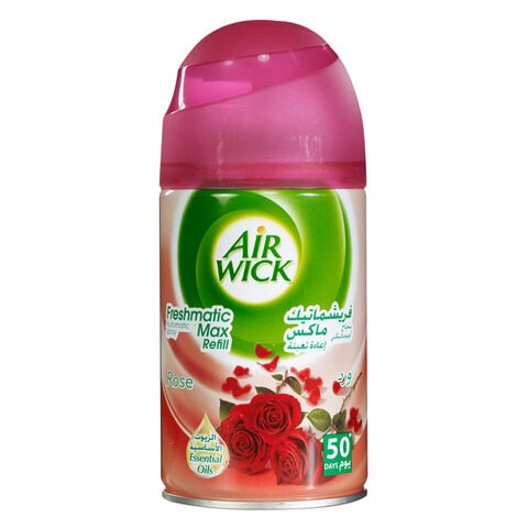 Buy Air Wick Freshmatic Autospray Refill, Rose Fragrance, Eliminates Bad Odour like Cat Litter Smell, 250 ml in Saudi Arabia