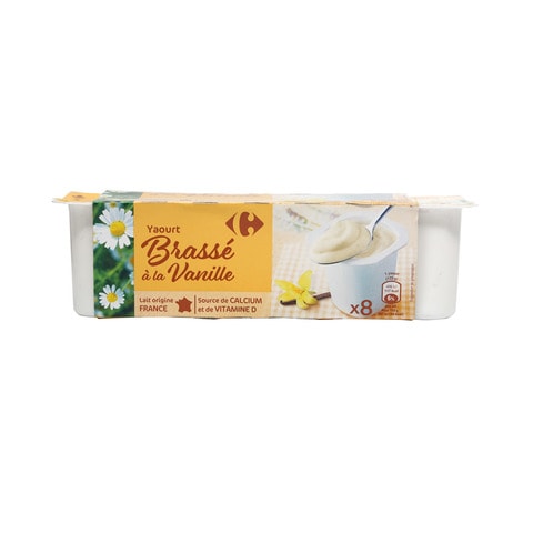 Carrefour Vanilla Yoghurt 125g&times;8&#39;s