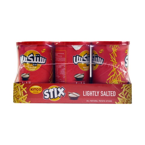 Kitco Stix Lightly Salted Potato Sticks 45g Pack of 6