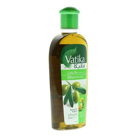 Buy Vatika Hair Oil Olive Enriched 200 Ml Online - Shop Beauty & Personal  Care on Carrefour Jordan