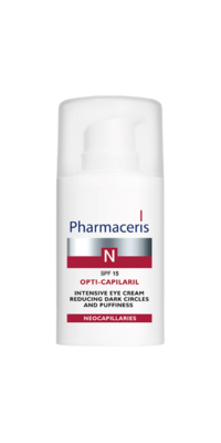 Pharmaceris - Intensive Eye Cream Reducing Dark Circles And Puffiness SPF 15 Opti - Capilaril 15 ml