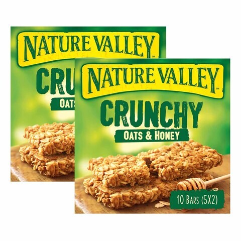 Buy Nature Valley Oats And Honey Crunchy Granola Bars 21g Pack of 20 ...