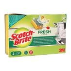 اشتري Scotch Brite Fresh Heavy Duty Nail Saver Scrub Sponge Scrub Dot For Washing Dishes and Kitchen Use. 2 units/pack في الامارات