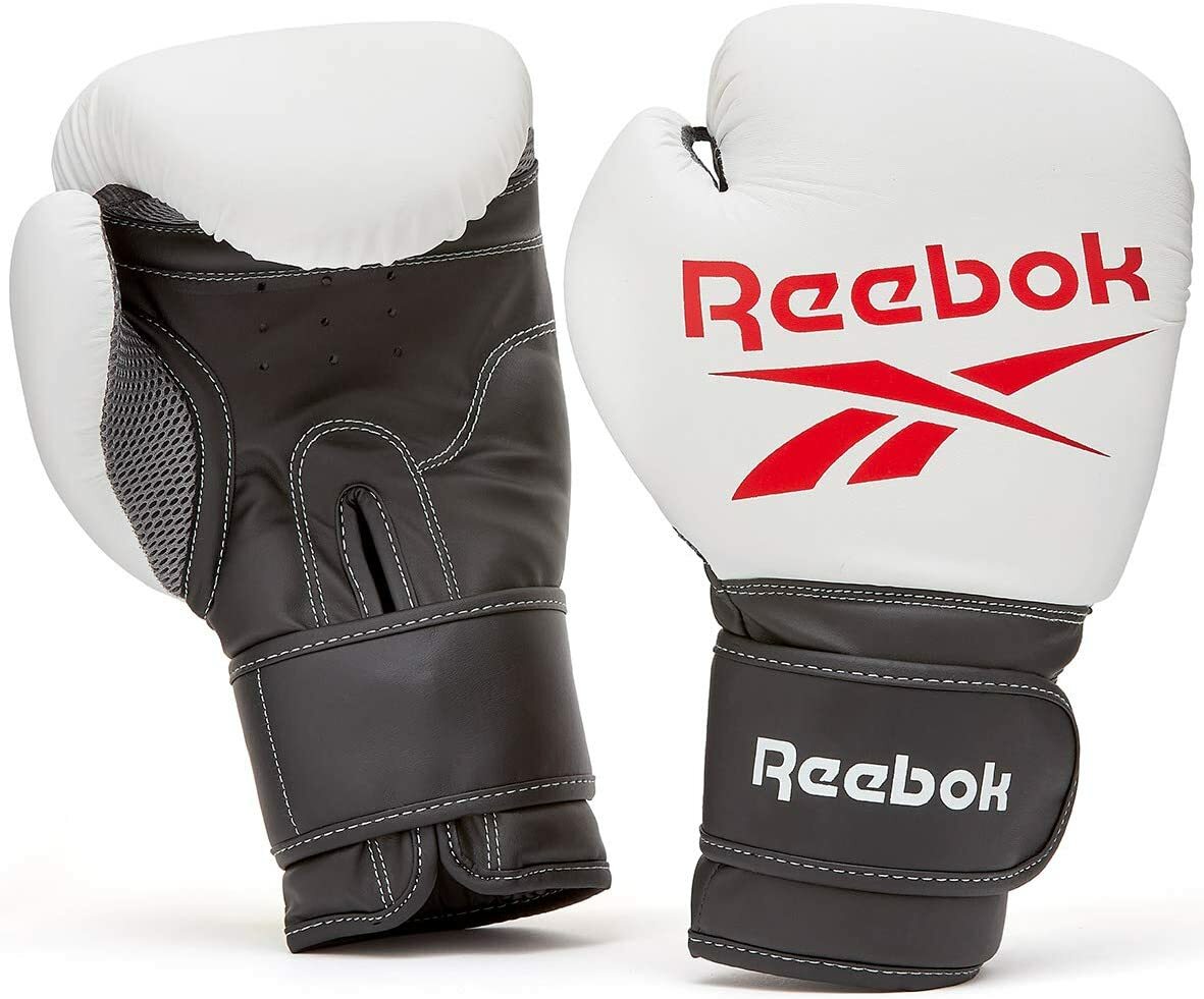 Buy Reebok Boxing Gloves 12oz White Black Online Shop Health Fitness On Carrefour Uae