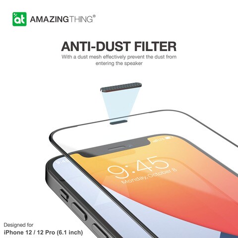 Buy Amazing Thing iPhone XS Max Fully Covered Glass Screen Protector -  Tempered Supreme Glass Online - Shop Smartphones, Tablets & Wearables on  Carrefour UAE