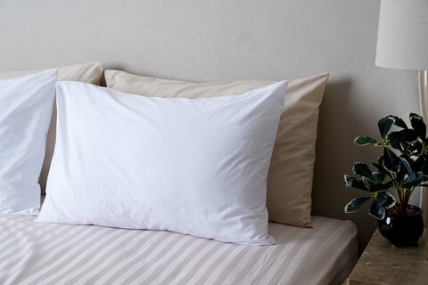 PAN Home Home Furnishings Retreat 2 Piece Pillow Case Set 50X75 cm White