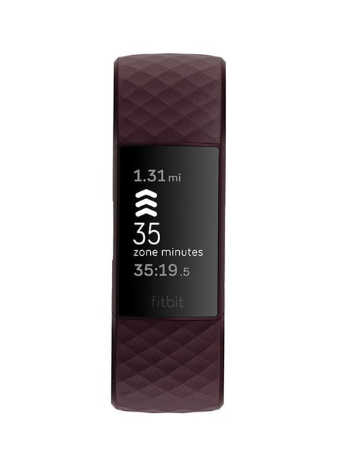 fitbit - Charge 4 (NFC) - Advanced Fitness Tracker with GPS, Swim Tracking &amp; Up To 7 Day Battery Rosewood