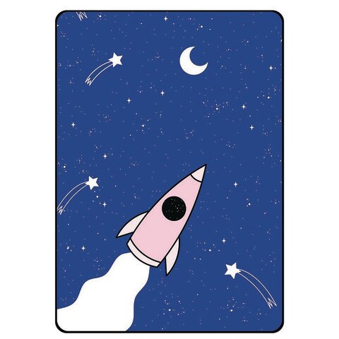 Theodor Protective Flip Case Cover For Apple iPad Mini 1, 2, 3- 7.9 inches Rocket Launch To Moon