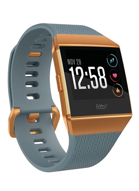 Fitbit Ionic Smartwatch, Slate Blue/Burnt Orange