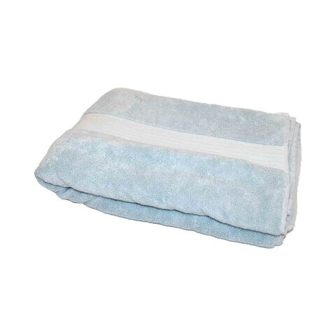 Buy Cannon Gracell Bath Sheet 81X163cm Blue Online | Carrefour Qatar