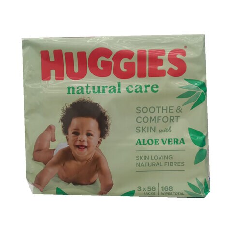 Huggies Baby Wipes Natural Care 56wipesx3