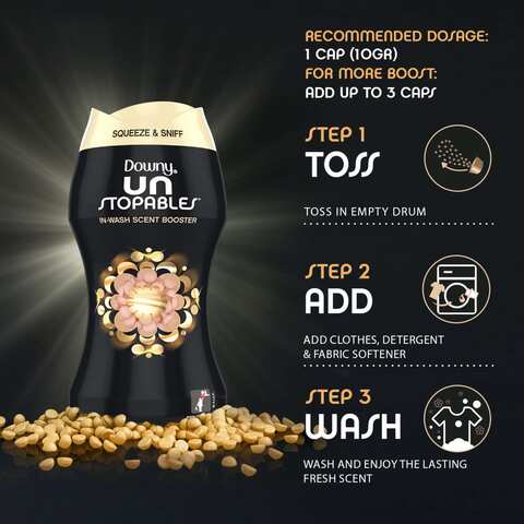 Downy Unstoppables In-wash Freshness and Scent Booster Beads Glow Scent 210 g