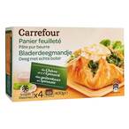 Buy Carrefour Goat Cheese And Spinach Puff Pastry 400g in Kuwait