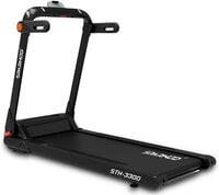 Sparnod Fitness Sparnod Fitness STH-3300 (5.5 HP Peak) Automatic Treadmill (100% Pre-Installed) - Foldable Motorized Running Indoor Treadmill for Home Use