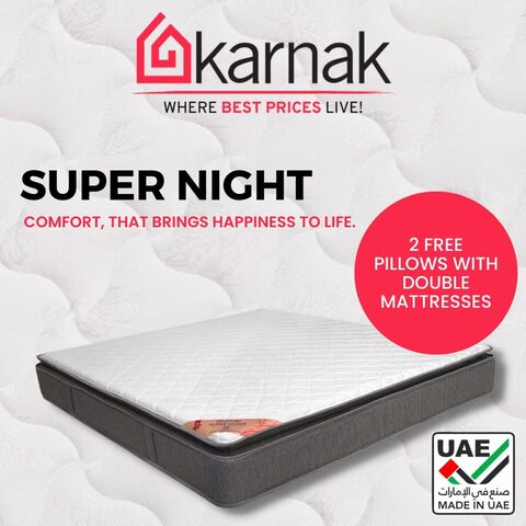 Buy Karnak Home Super Night Pillow Top Bonnell Spring Medium Feel