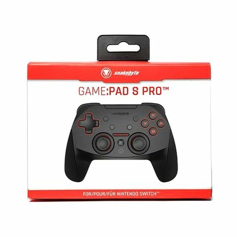 Snakebyte Game Pad S Pro Controller For Nintendo Switch Black