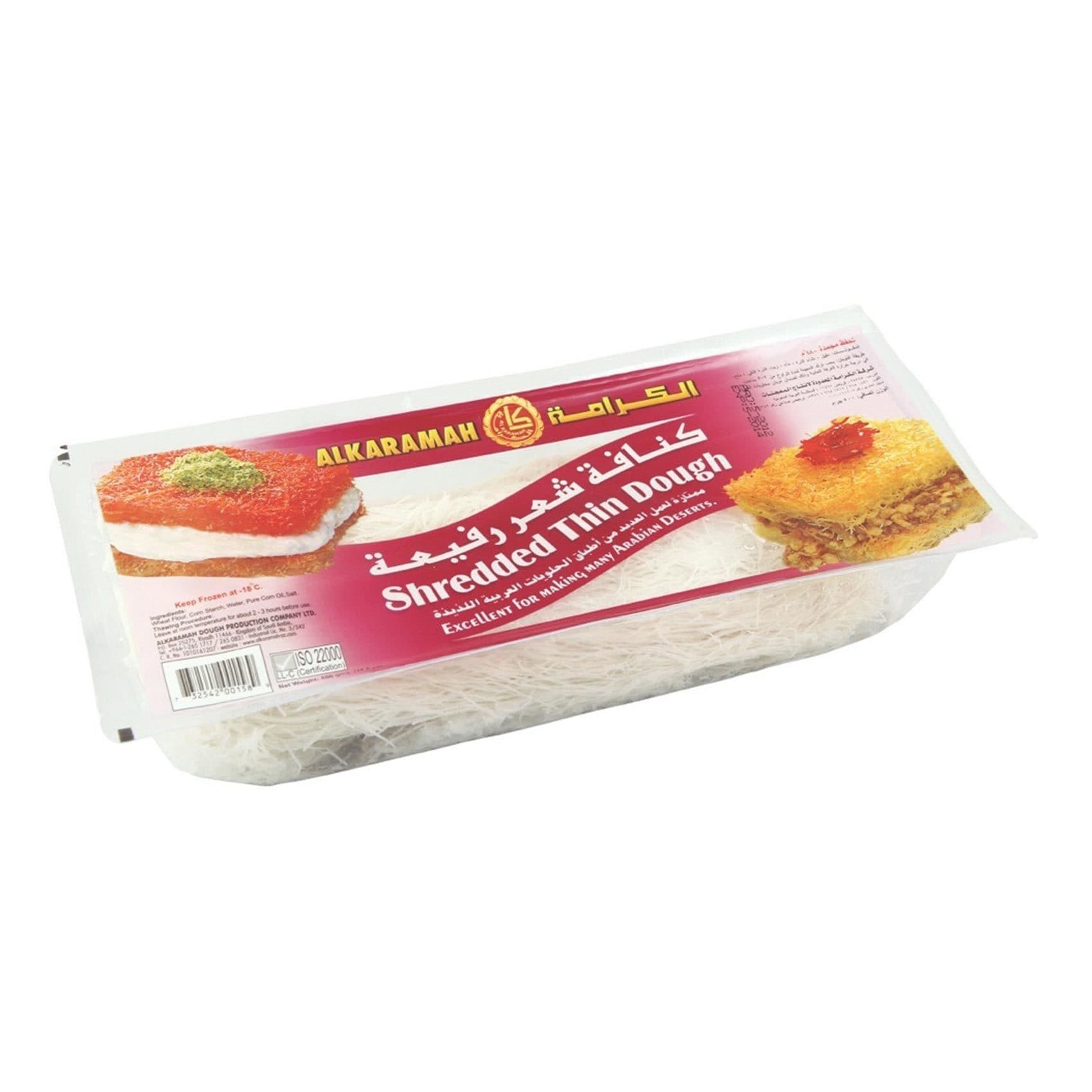 Buy Al Karamah Shredded Thin Dough Kunafa 500 G Online Shop Frozen Food On Carrefour Saudi Arabia