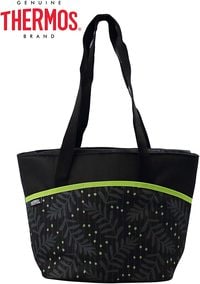 Thermos Raya-9 Can Lunch Tote-Green Dot