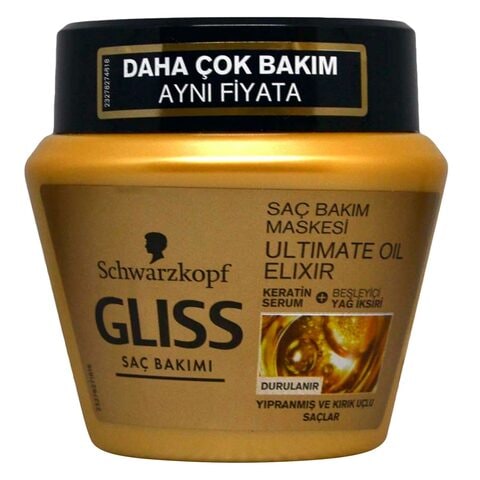 Buy Gliss Hair Mask Treatment Ultimate Oil Elixir 300 Ml Online - Shop  Beauty & Personal Care on Carrefour Jordan