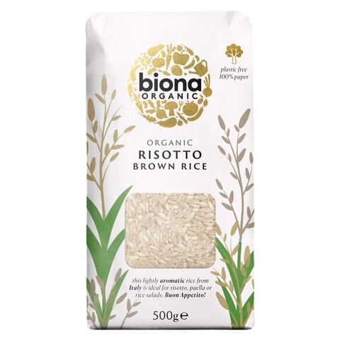 Biona Organic Risotto Wholegrain Rice 500g