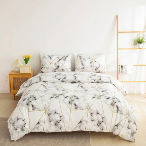 Marble bedding store set full