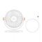 Baseus Portable Desk Fan Small USB Rechargeable Cooling Fan 3 Levels Wind Quiet Mini Summer Fan for Home Office Travel Camping White