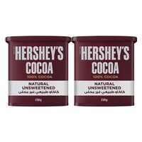 Hershey&#39;s Natural Unsweetened Cocoa Powder 230g Pack of 2