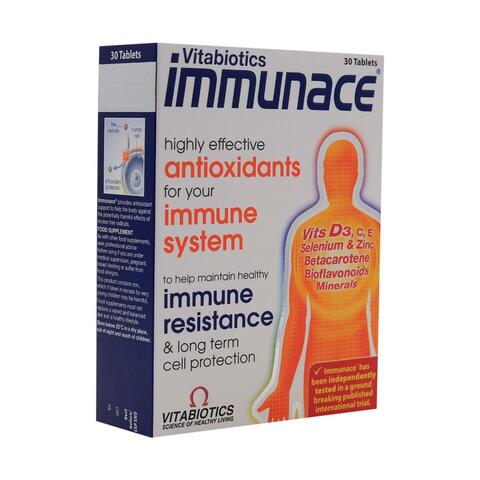 Buy Vitabiotics Immunace 30 Tablets Online Shop Health Fitness On Carrefour Uae