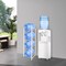 Sky-Touch Water Gallon Holder 4 Tier, 5 Gallon Water Bottle Storage, Water Bottle Organizer Stackable Storage Shelves, Stainless Steel Shelf, Easy To Assemble For Kitchen, Home And Office White