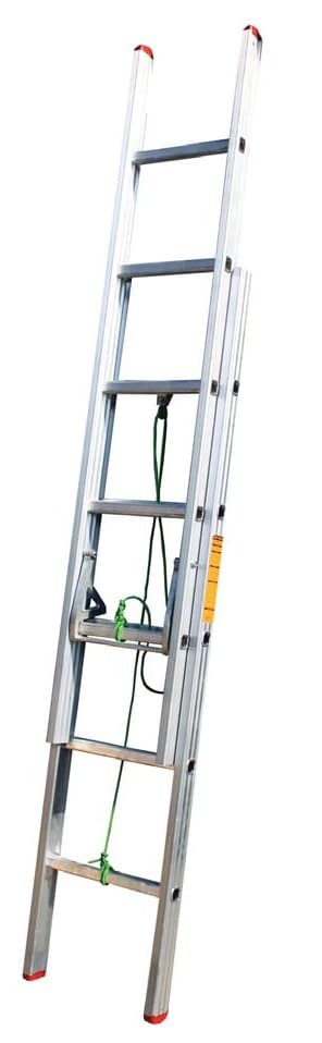 Penguin - Aluminium Straight Double Extension Ladder: Step 22, 6.6m